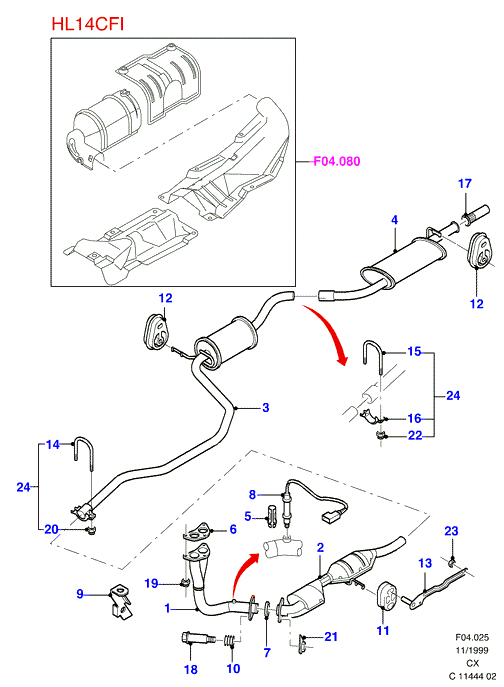 FORD 6 716 054 - Sonda Lambda vegaparts.es