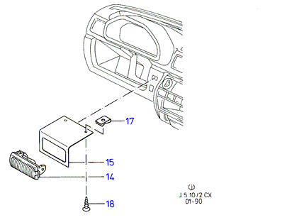 FORD 6 079 730 - Lámpara incandescente, panel de instrumentos vegaparts.es