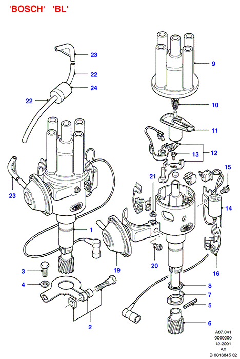 FORD 1 606 399 - Rotor del distribuidor de encendido vegaparts.es
