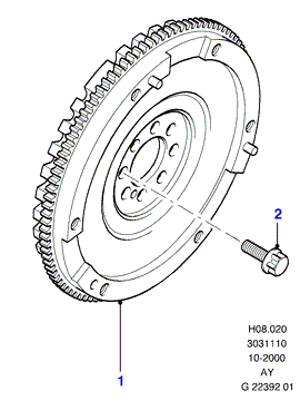 FORD 1255217 - Volante motor vegaparts.es