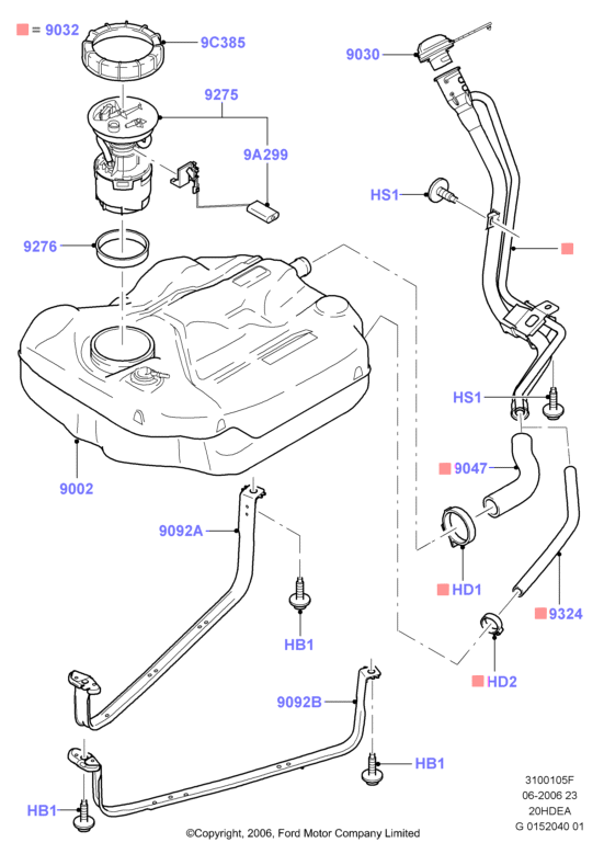 FORD 1602781 - Módulo alimentación de combustible vegaparts.es