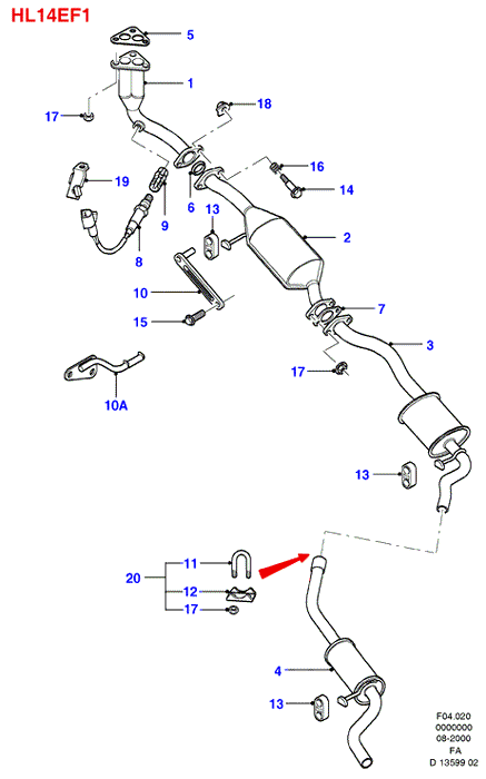 MAZDA 101 3764 - Sonda Lambda vegaparts.es