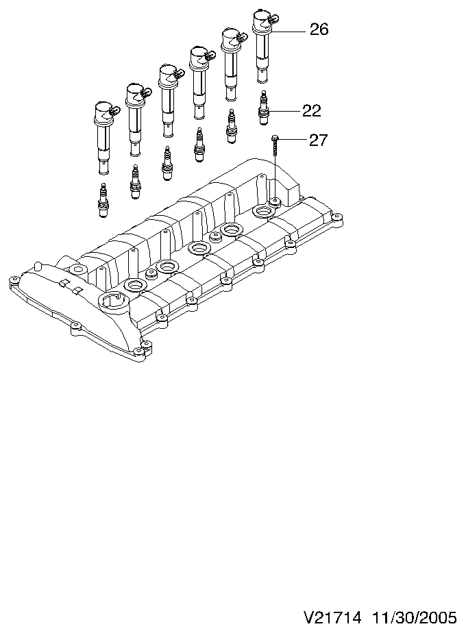 DAEWOO 96307562 - Bujía de encendido vegaparts.es