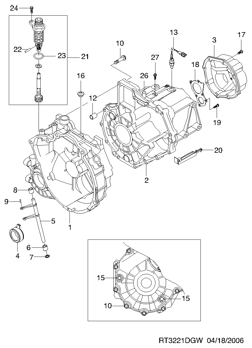 DAEWOO 96325019 - Cojinete de desembrague vegaparts.es