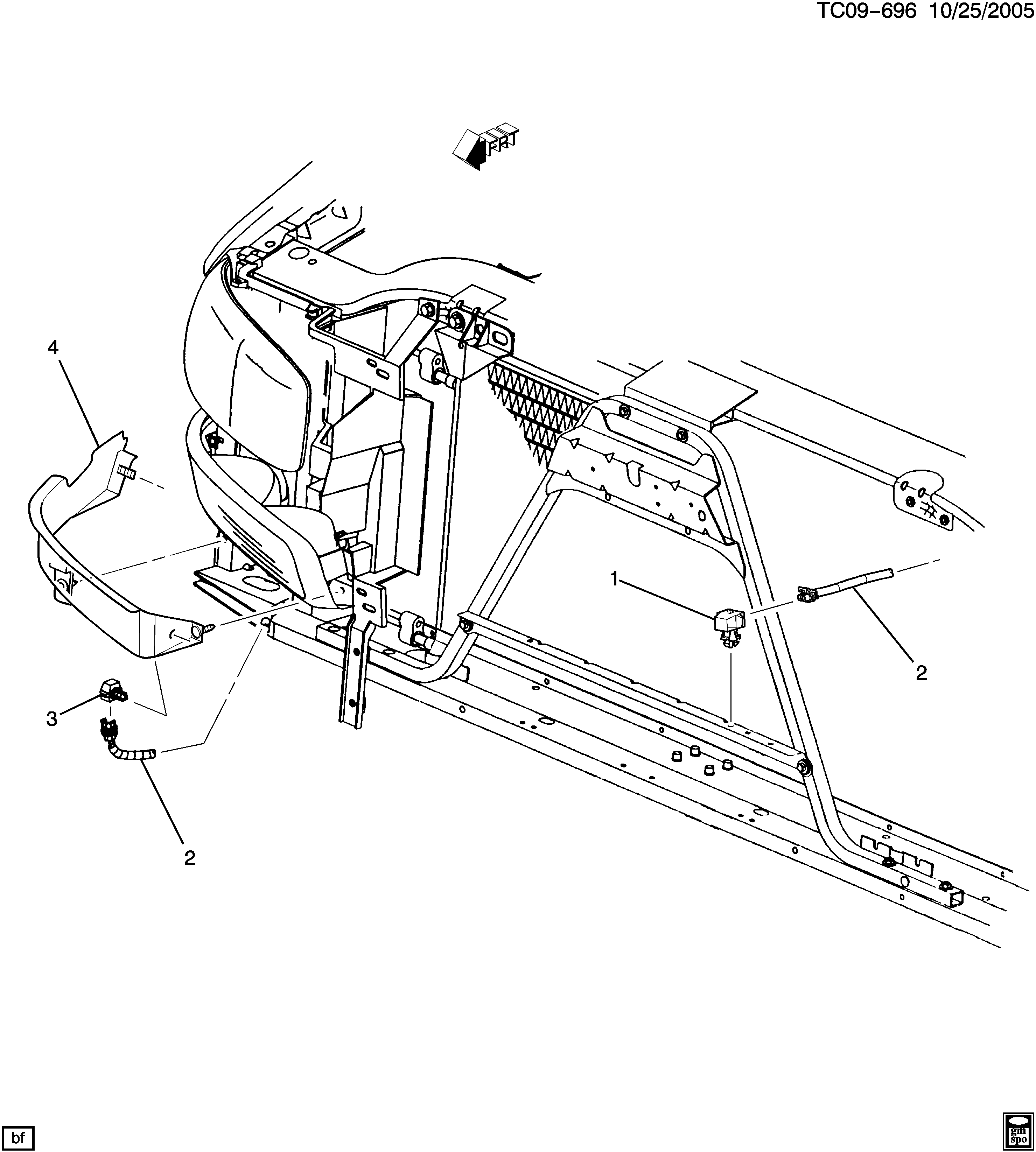 GM 09152245 - Sensor, temperaura exterior vegaparts.es