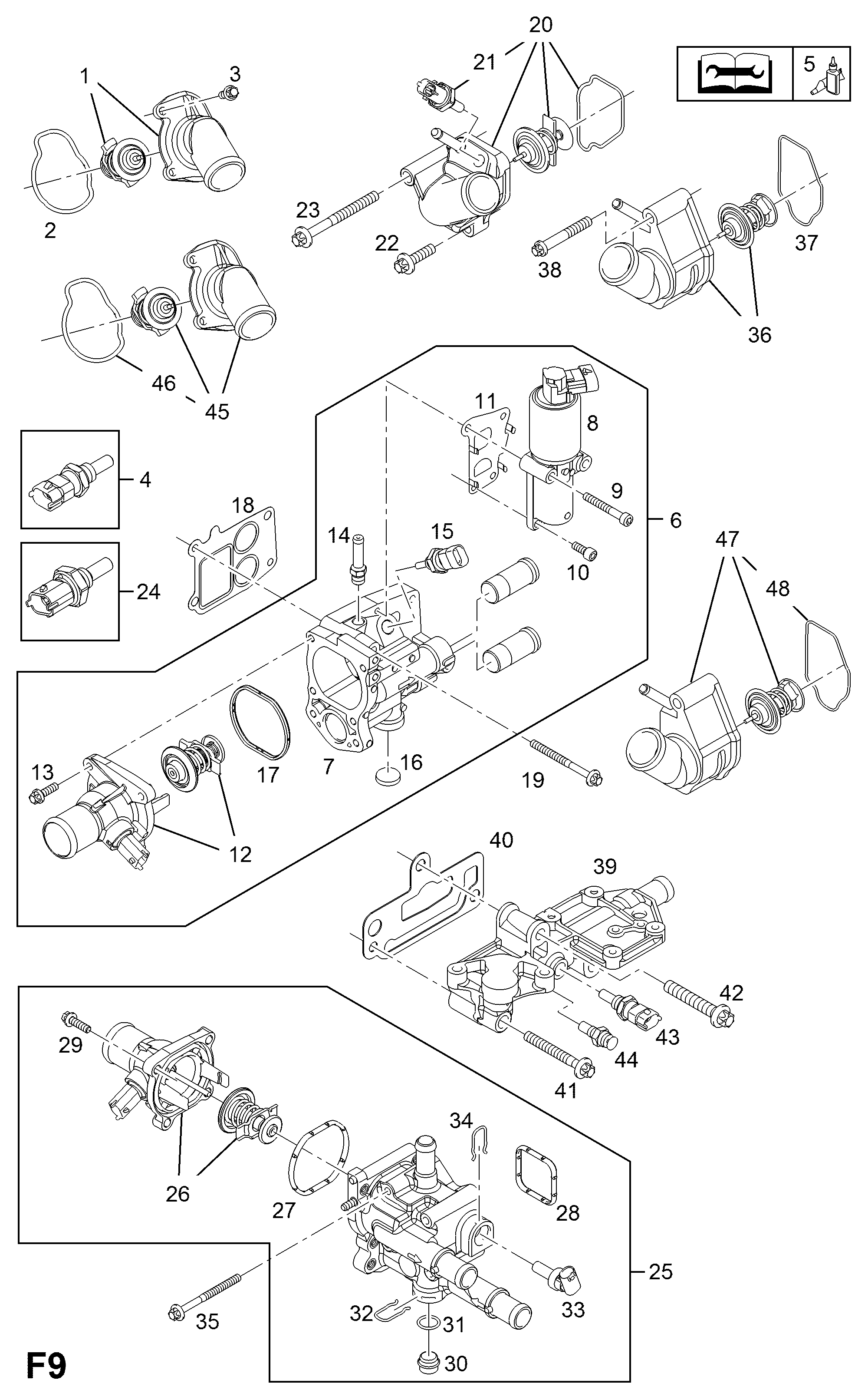 PSA 63 38 046 - Sensor, temperatura del refrigerante vegaparts.es