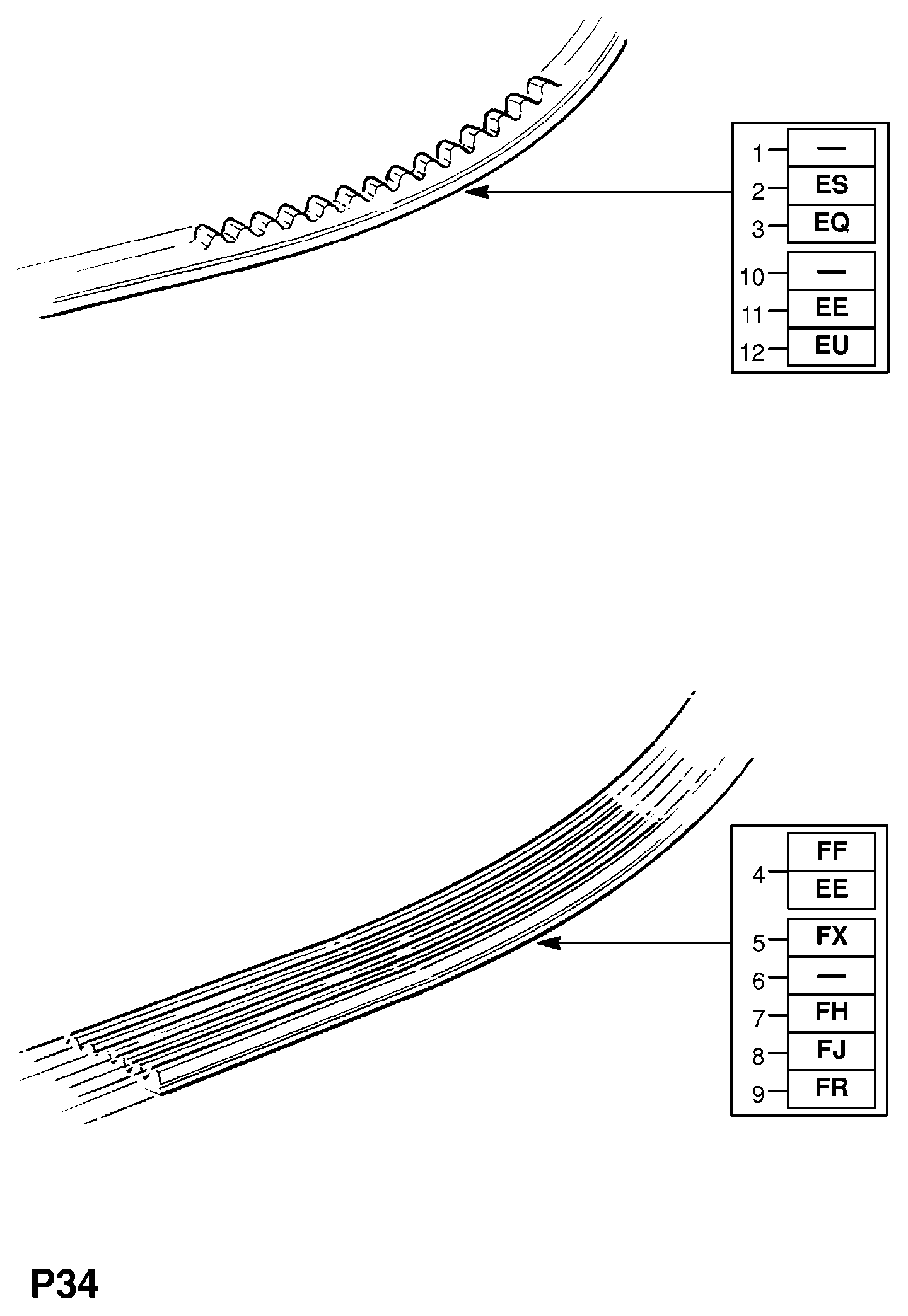 PSA 1340739 - Correa trapezoidal vegaparts.es