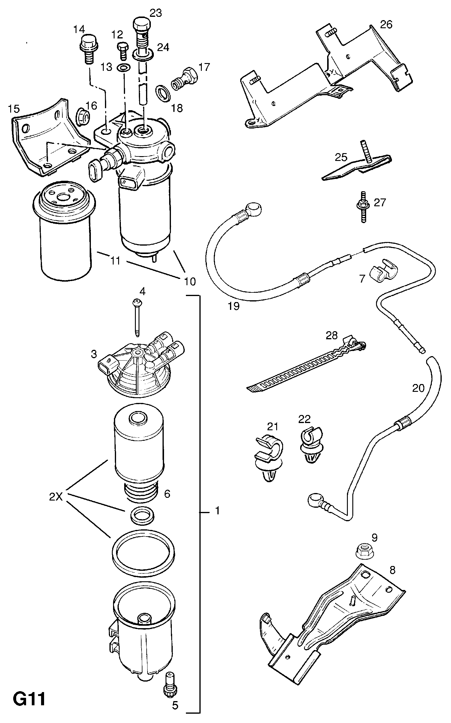 PSA 813565 - Filtro combustible vegaparts.es
