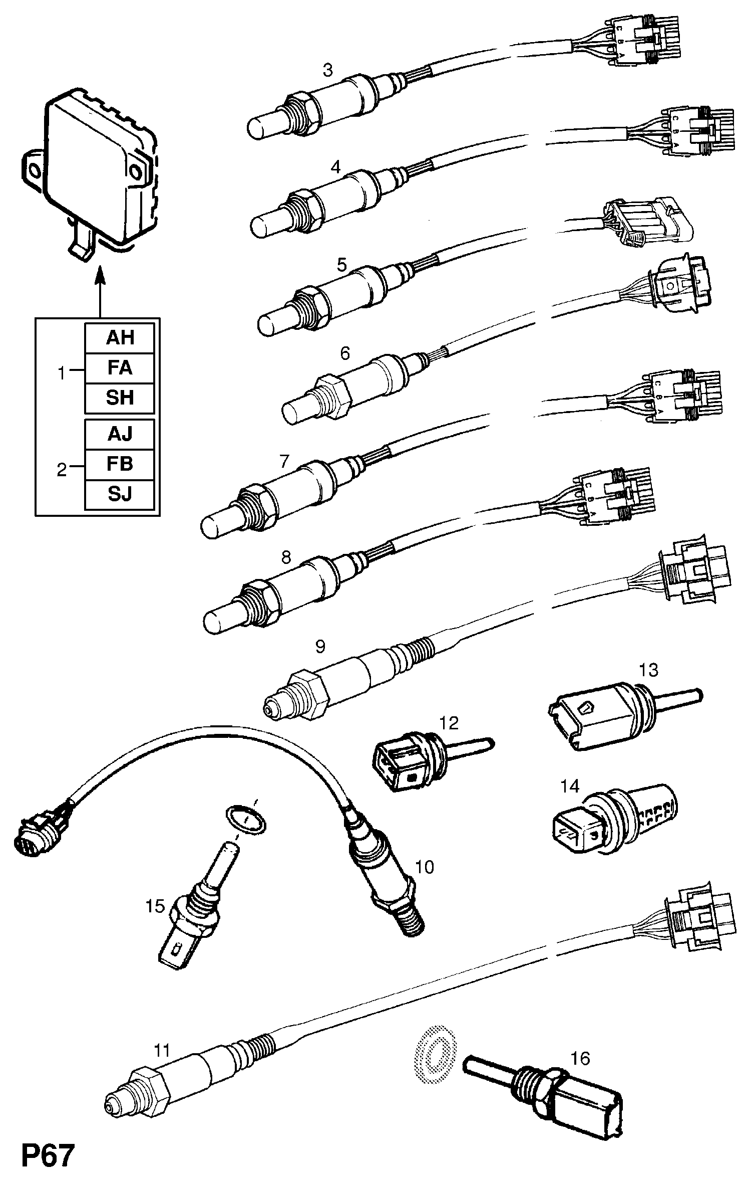 PSA 85 53 85 - Sonda Lambda vegaparts.es
