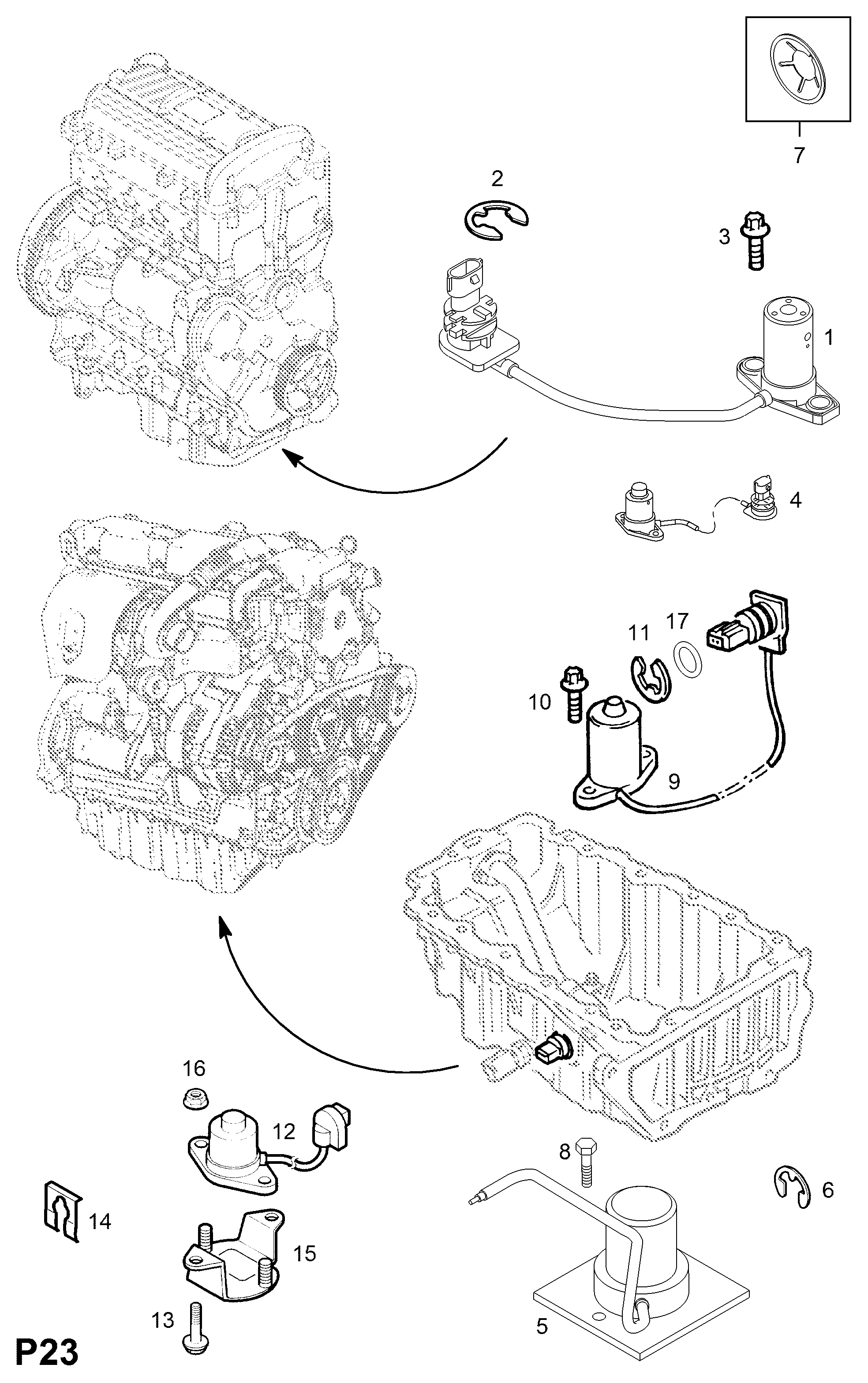PSA 12 35 292 - Sensor, nivel de aceite del motor vegaparts.es