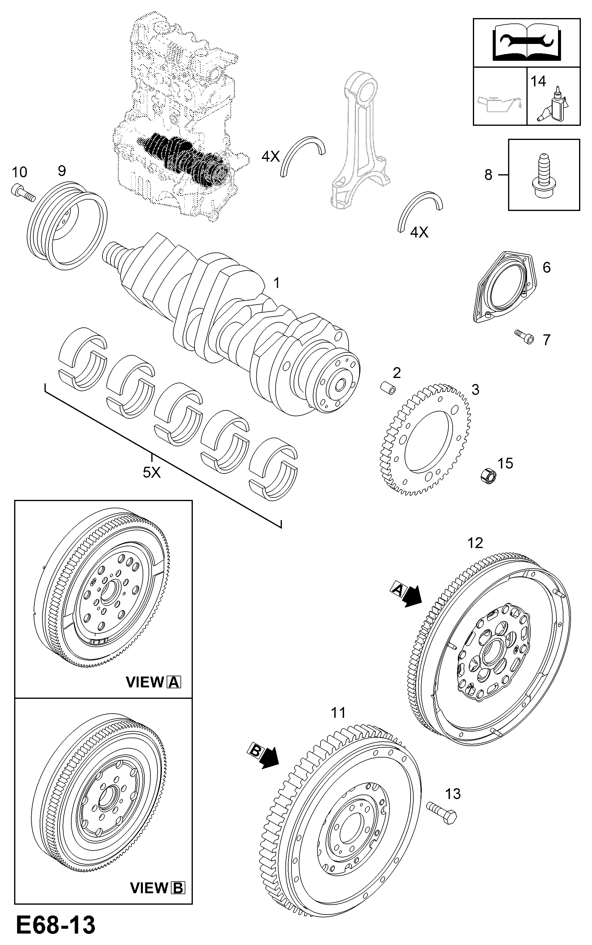 PSA 6 16 040 - Volante motor vegaparts.es
