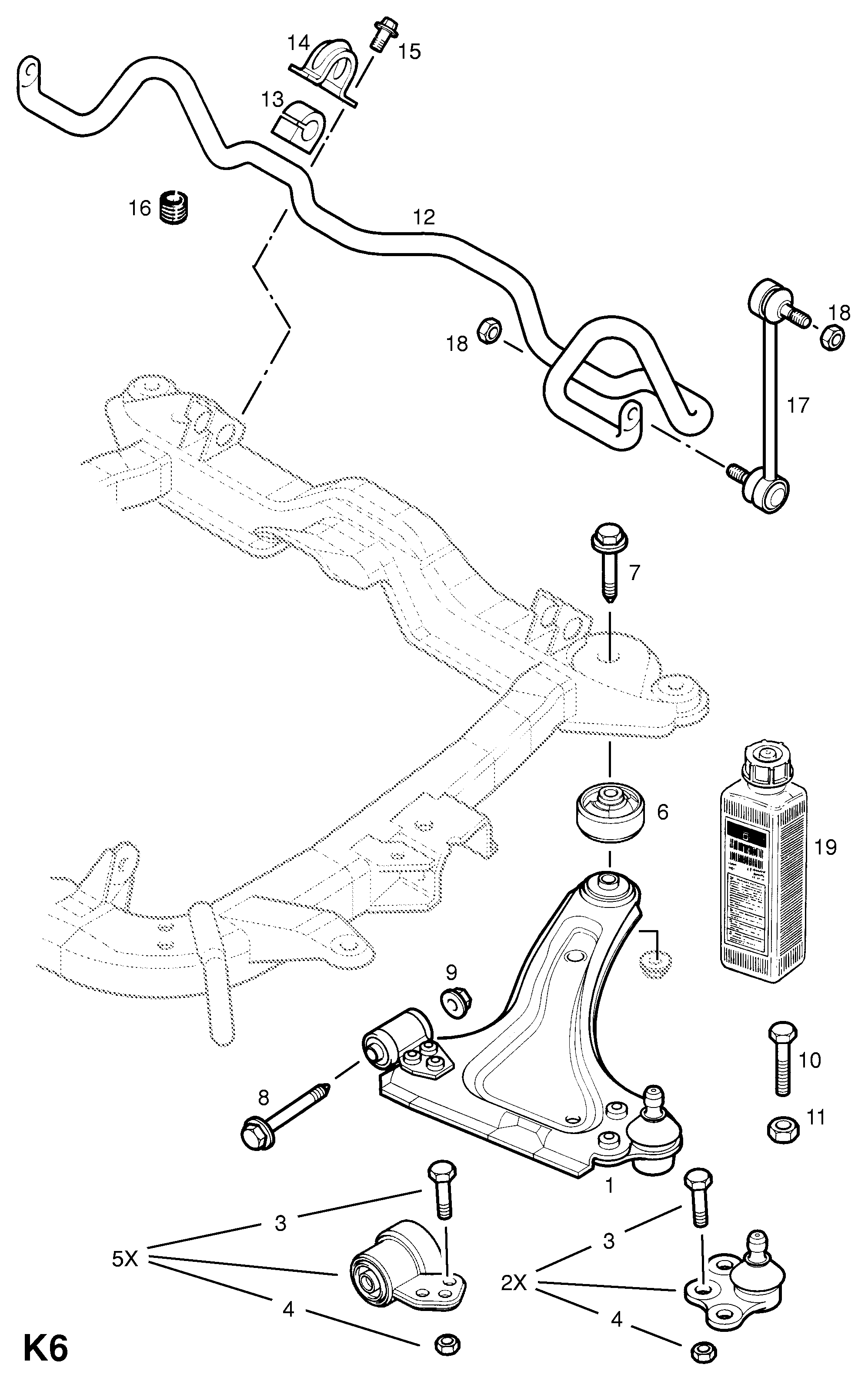 PSA 3 52 320 - Suspensión, Brazo oscilante vegaparts.es