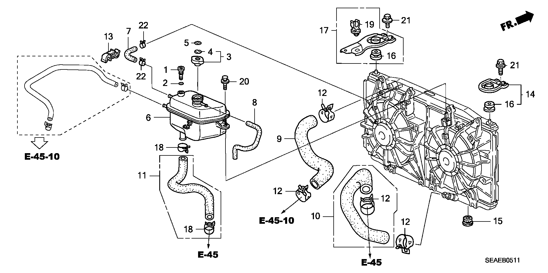Honda 19045RBDE01 - Tapa, radiador vegaparts.es