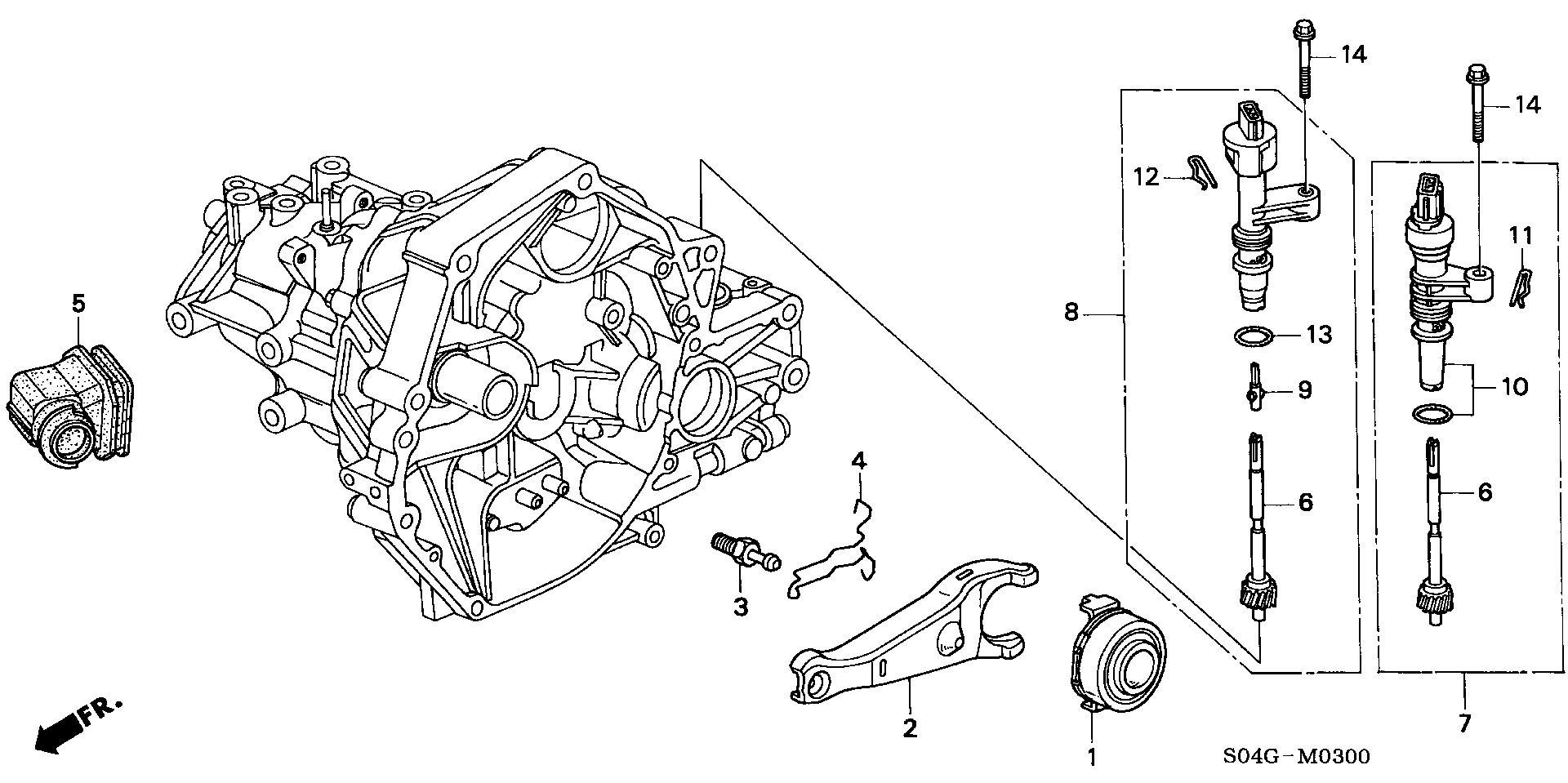 Honda 22810-P20-003 - Cojinete de desembrague vegaparts.es