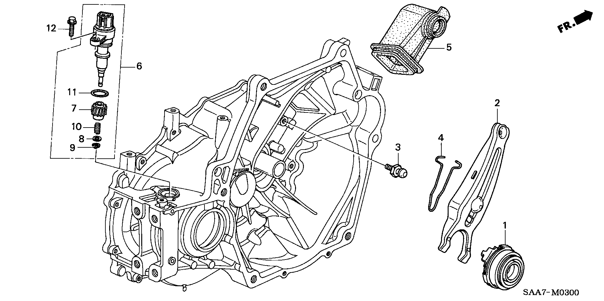 Honda 22810-PLW-003 - Cojinete de desembrague vegaparts.es