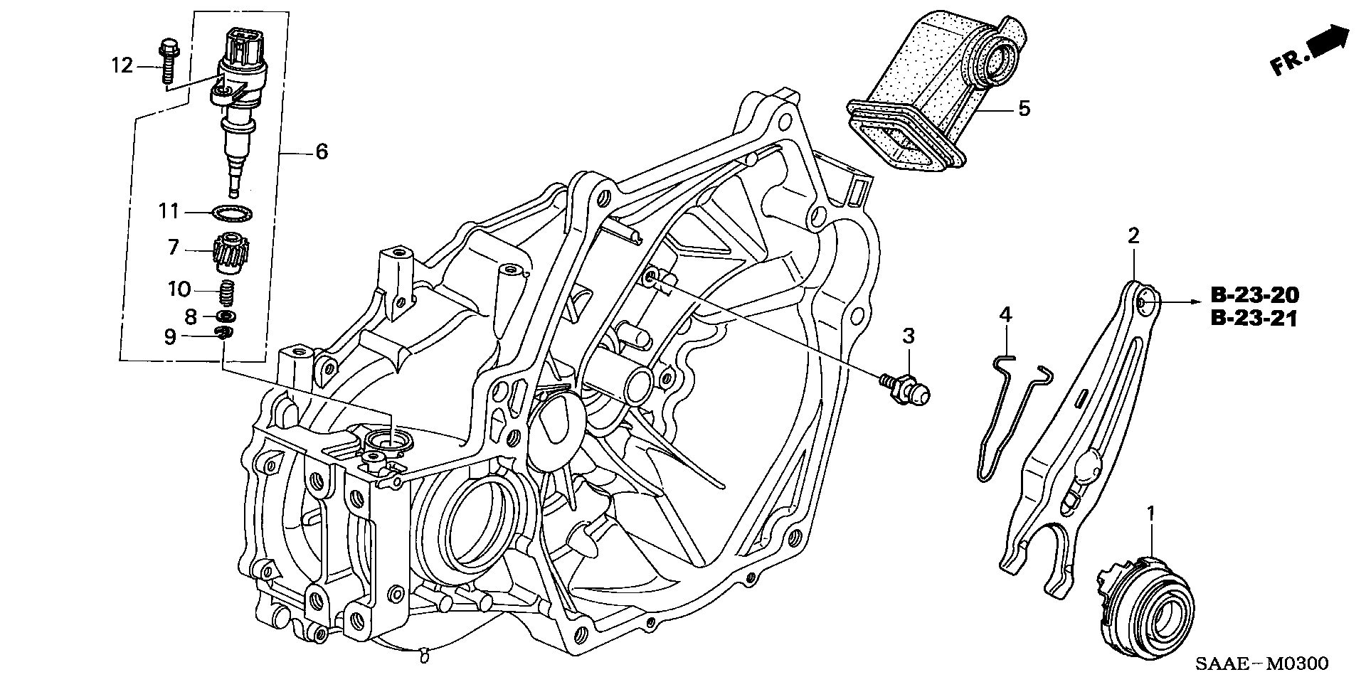 Honda 22810-PLW-003 - Cojinete de desembrague vegaparts.es