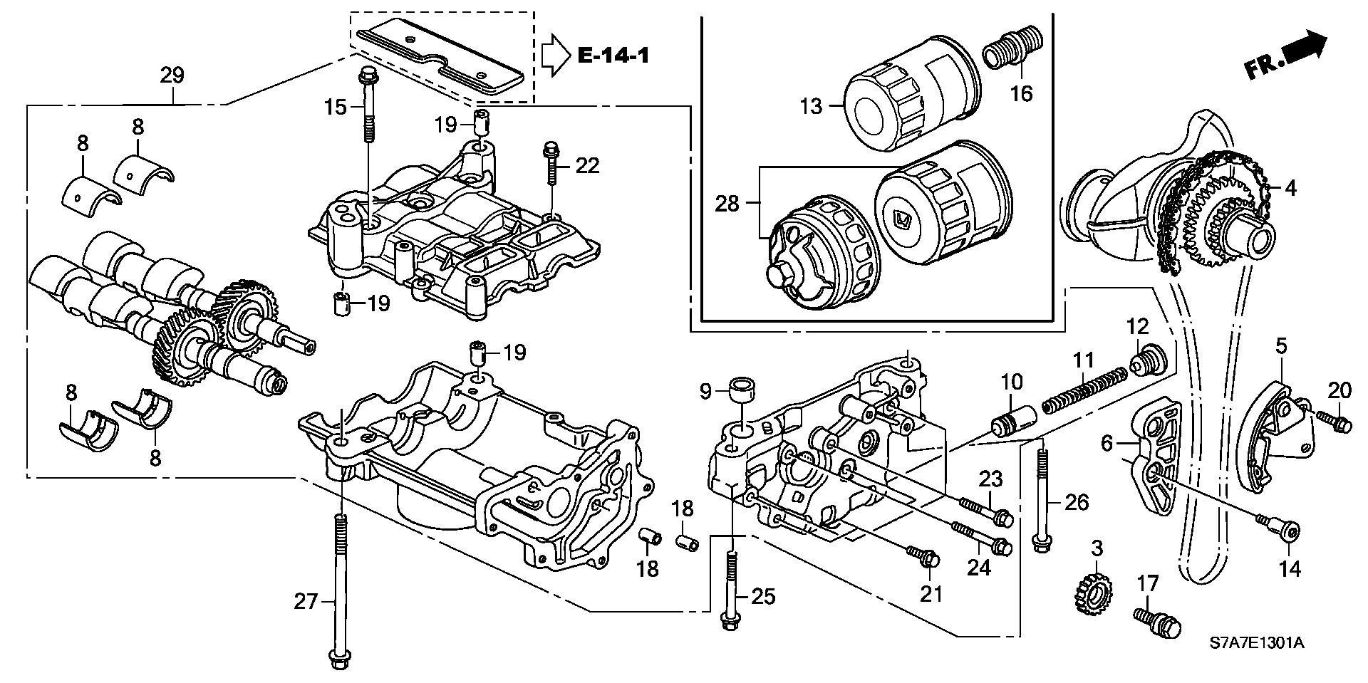 Honda 15400-PLC-003 - Filtro de aceite vegaparts.es
