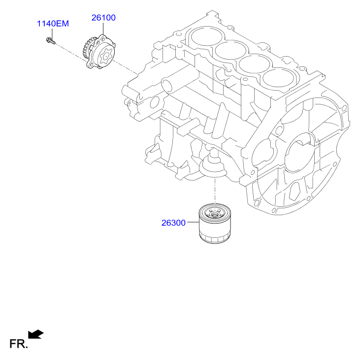 KIA-HYUNDAI 2630002752 - Filtro de aceite vegaparts.es