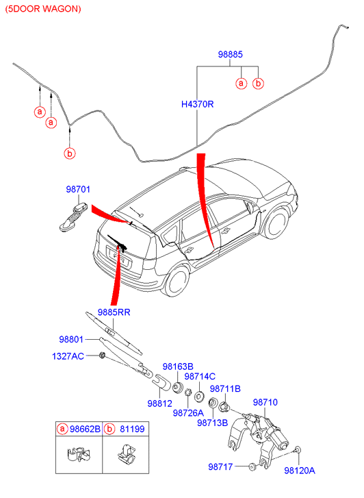 KIA-HYUNDAI 988112L000 - Limpiaparabrisas vegaparts.es