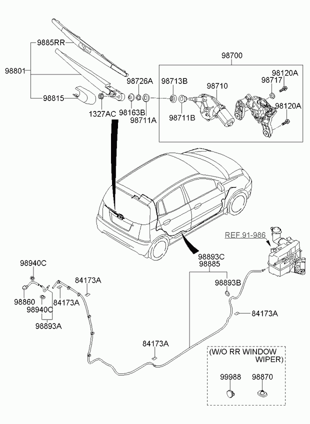 KIA-HYUNDAI 98820 07001 - Limpiaparabrisas vegaparts.es