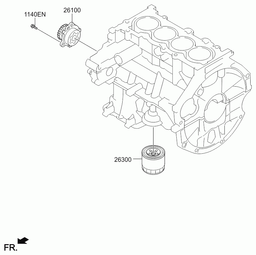 KIA-HYUNDAI 2630003001 - Filtro de aceite vegaparts.es
