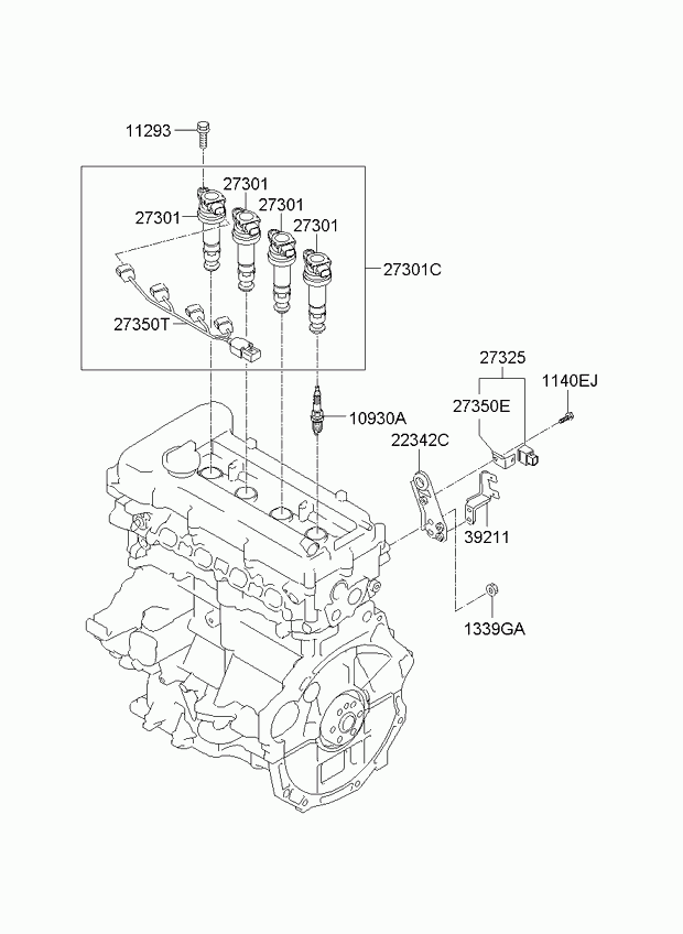 KIA-HYUNDAI 18829-11050 - Bujía de encendido vegaparts.es