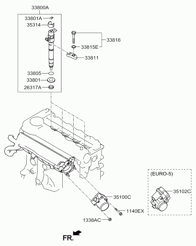 KIA-HYUNDAI 33818-3A000 - Anillo de junta, tapón roscado de vaciado de aceite vegaparts.es