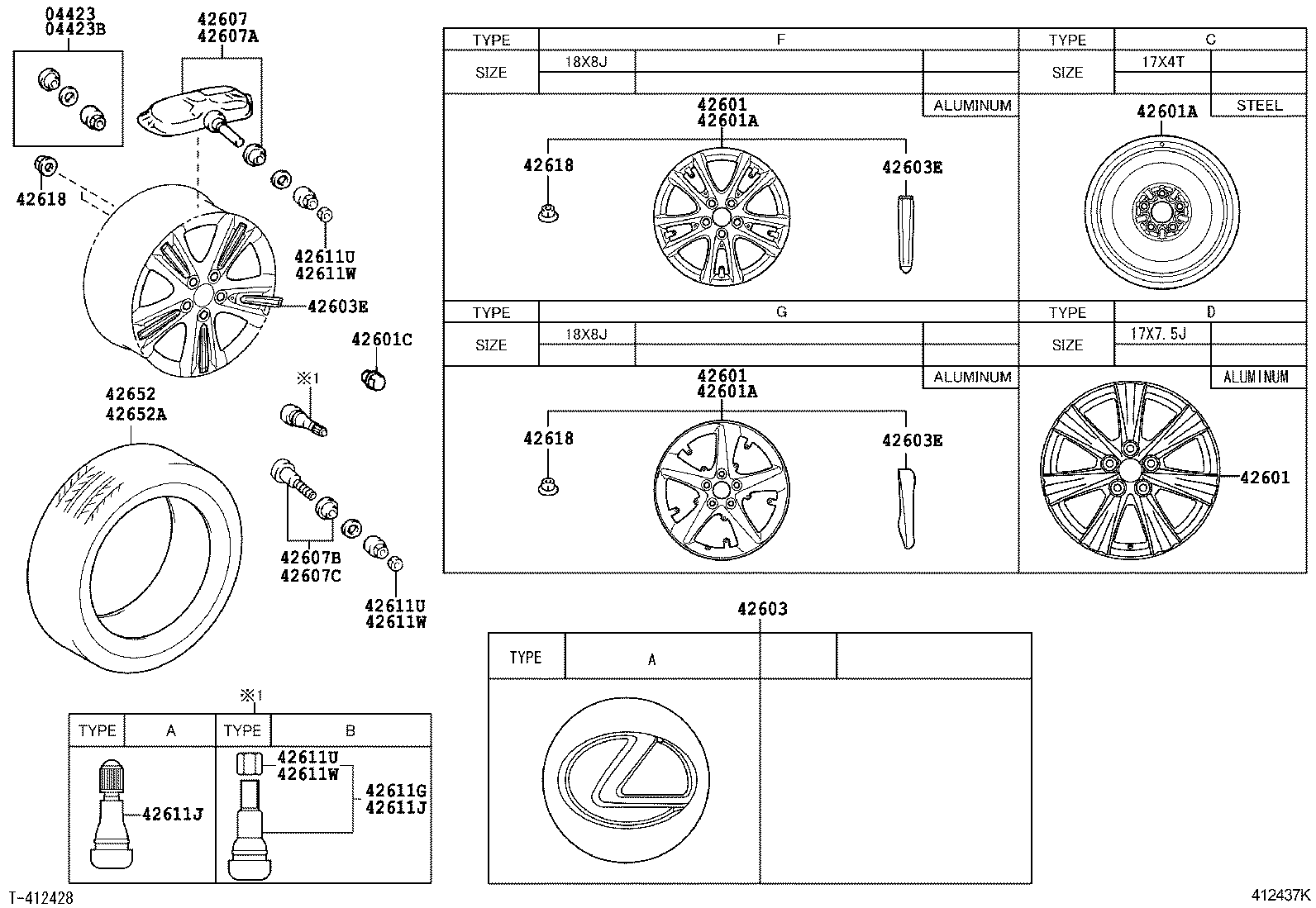 TOYOTA 4260750010 - Sensor de ruedas, control presión neumáticos vegaparts.es