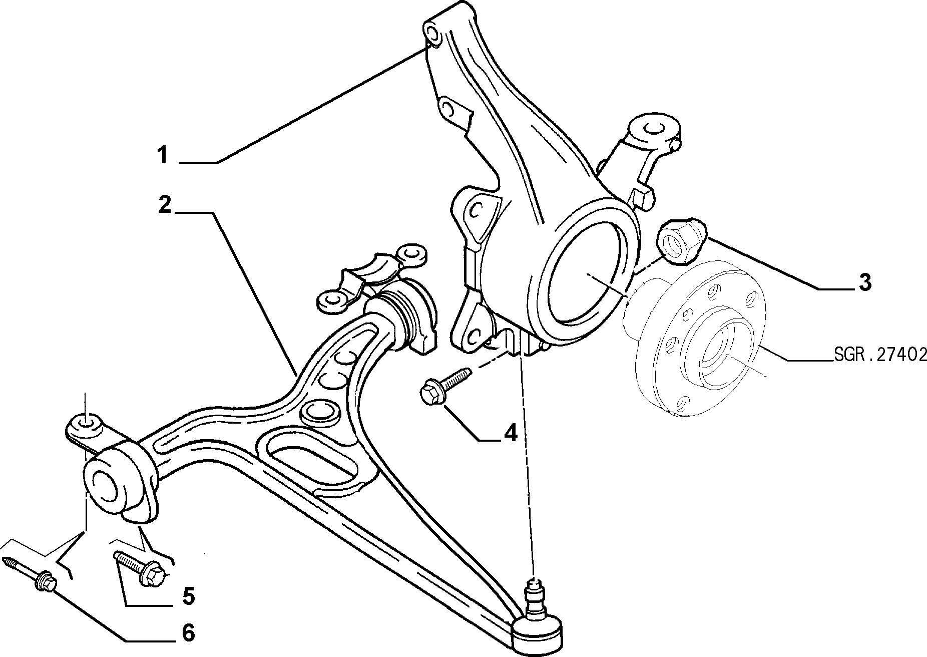 FCA 93501487 - Barra oscilante, suspensión de ruedas vegaparts.es
