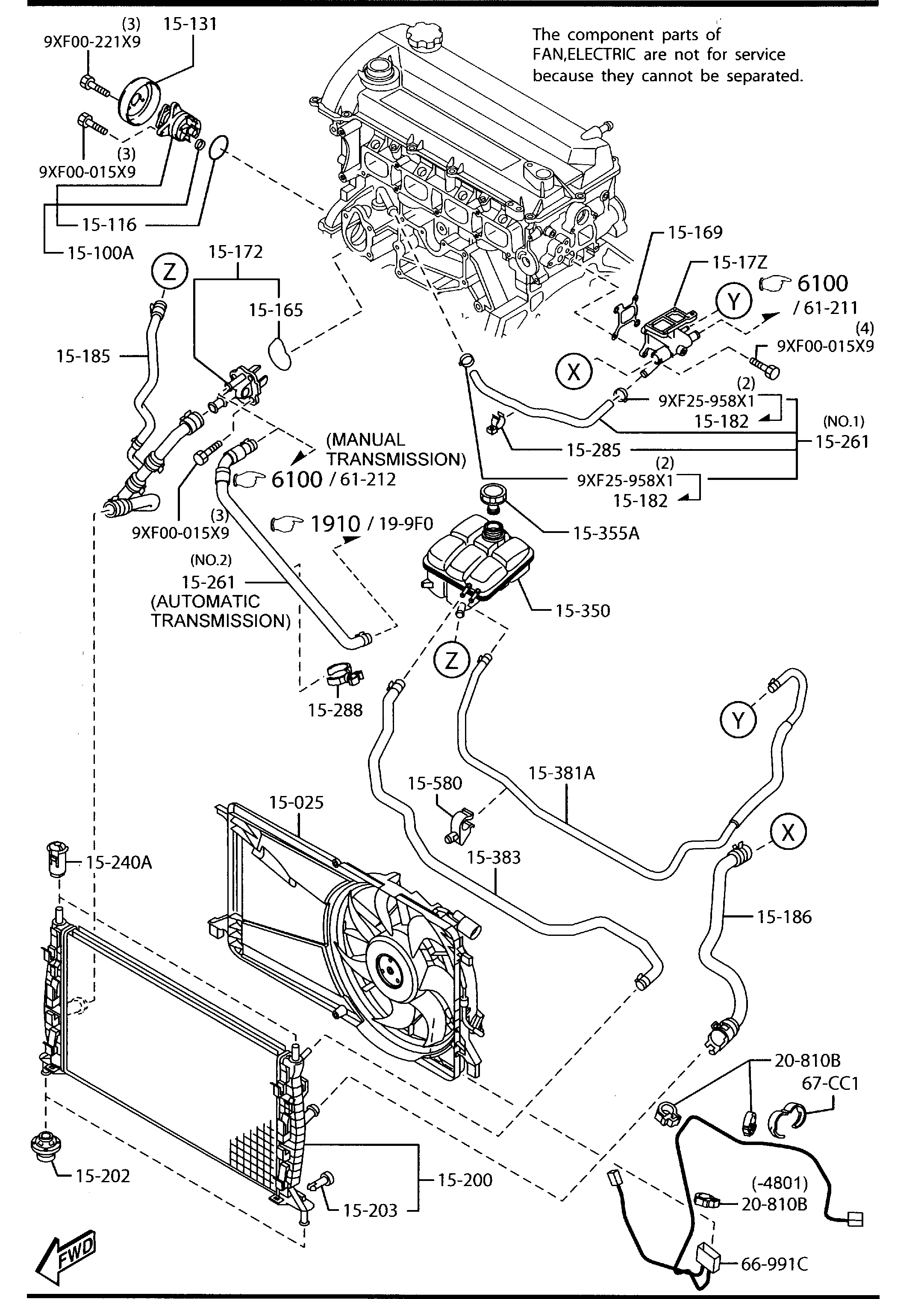 MAZDA LF50-15-205A - Tapón, depósito de refrigerante vegaparts.es