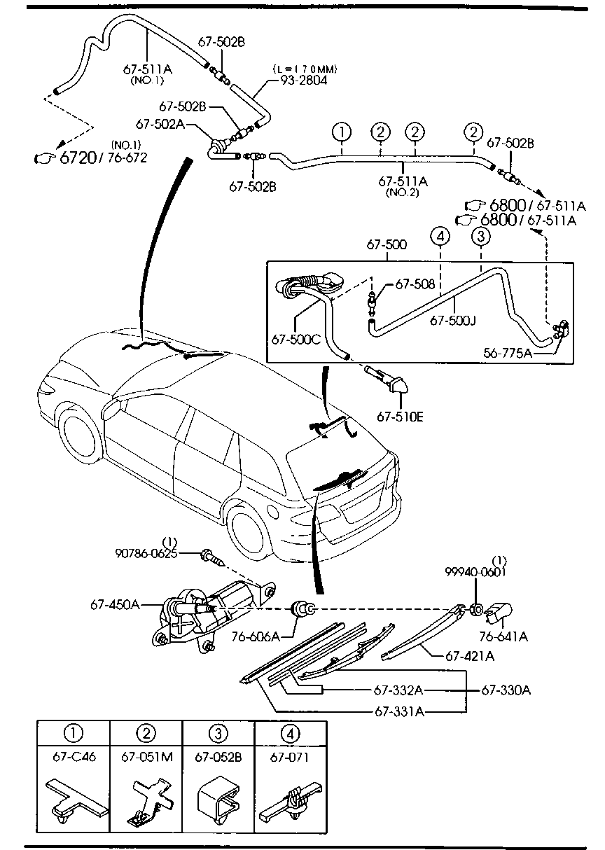 MAZDA G21B-67-330 - Limpiaparabrisas vegaparts.es
