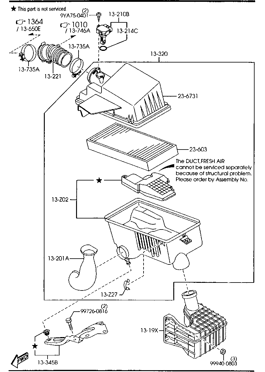 FORD ZL01-13-215 - Medidor de la masa de aire vegaparts.es