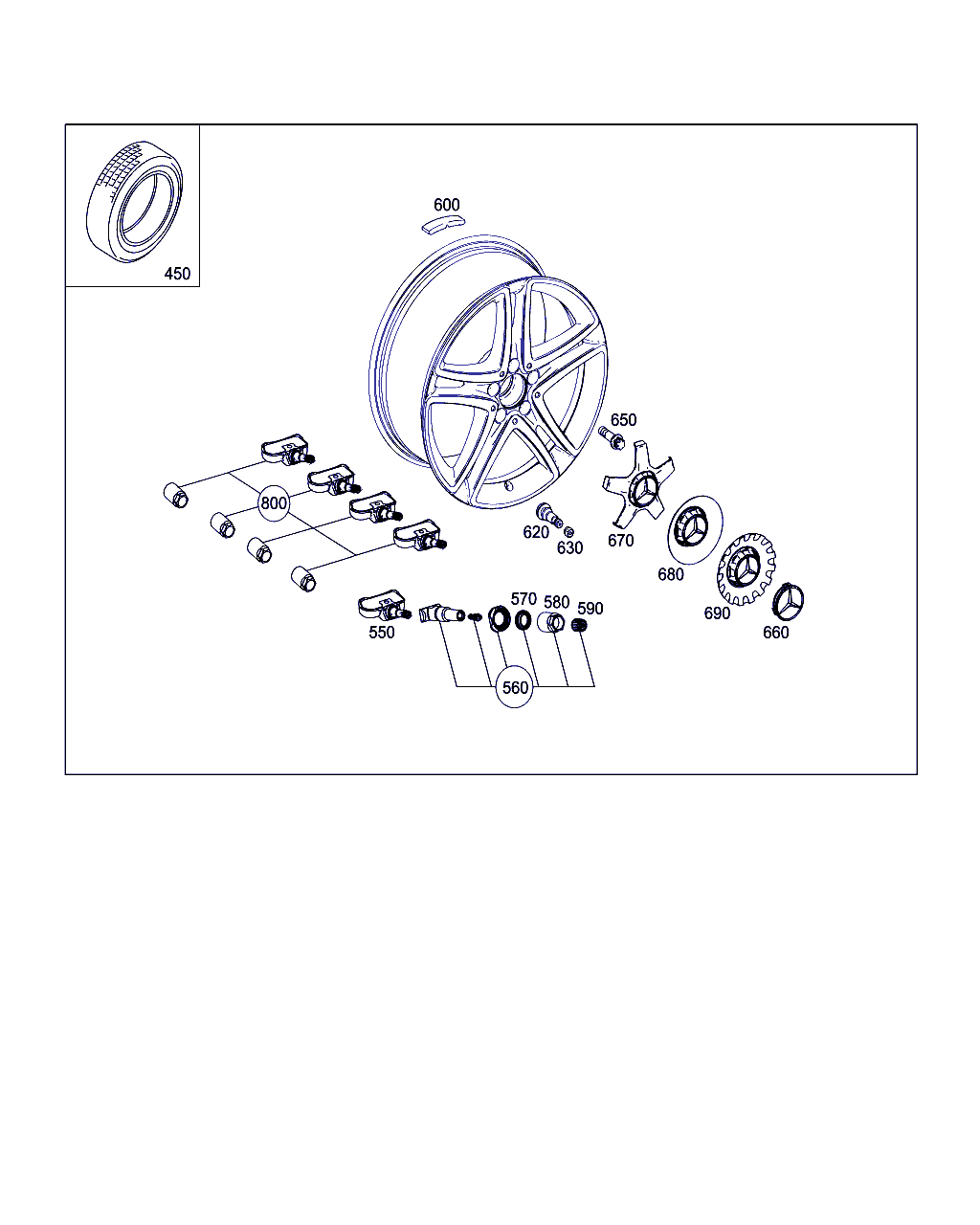 Mercedes-Benz A 000 905 00 30 - Sensor de ruedas, control presión neumáticos vegaparts.es