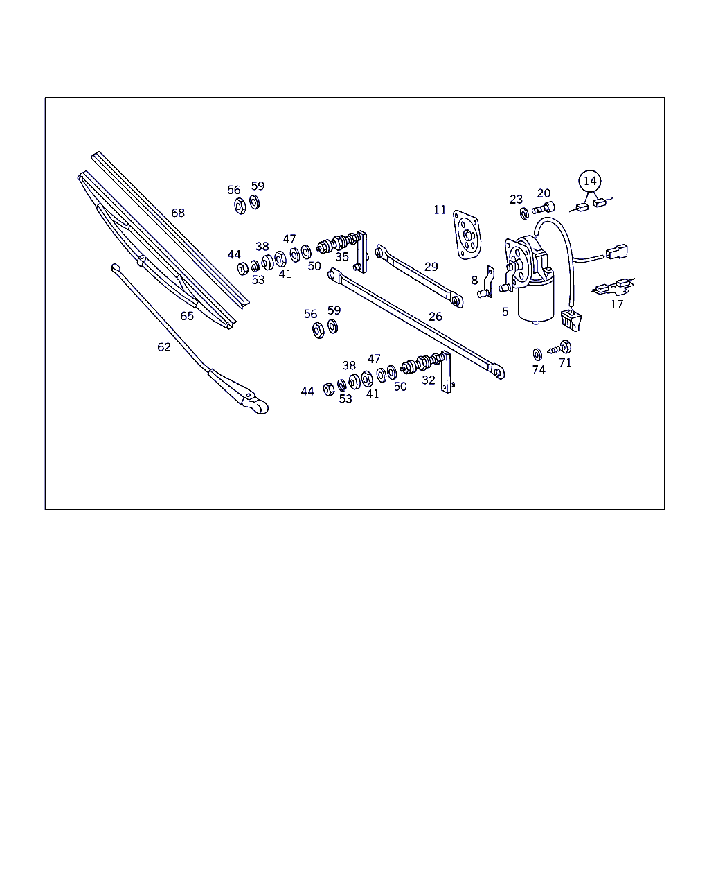 Mercedes-Benz A 000 820 33 45 - Limpiaparabrisas vegaparts.es