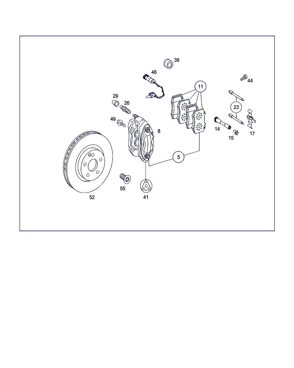 Mercedes-Benz A 005 420 98 20 - Juego de pastillas de freno vegaparts.es