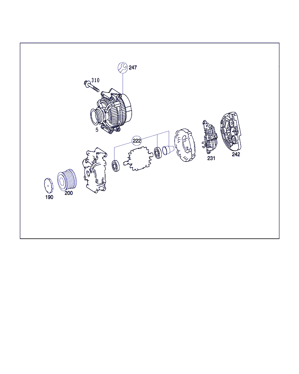 BOSCH 0 986 042 530 - Alternador vegaparts.es