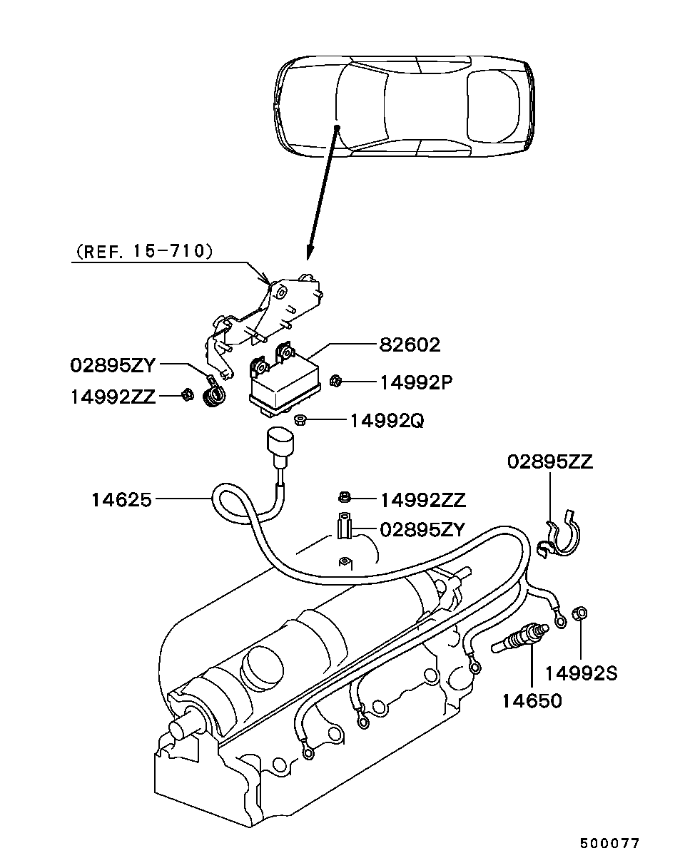 Mitsubishi M 816 732 - Bujía de precalentamiento vegaparts.es