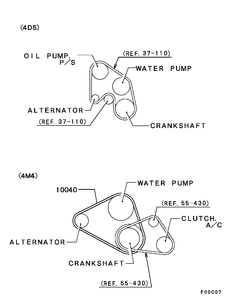 Mitsubishi MH014065 - Correa trapezoidal vegaparts.es