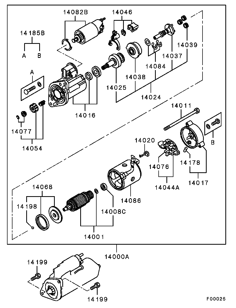 AINDE CGB-23022 - Motor de arranque vegaparts.es