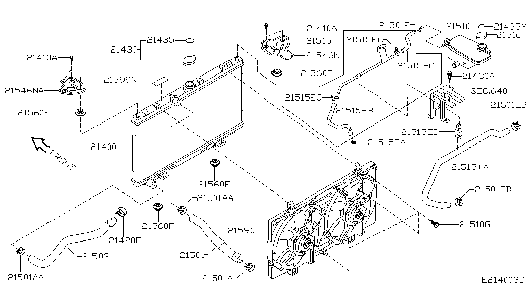 TOYOTA 2143054P00 - Tapa, radiador vegaparts.es