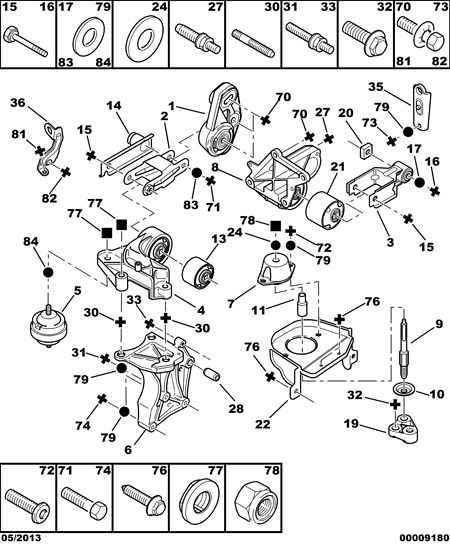 PSA 1827.10 - Soporte, motor vegaparts.es