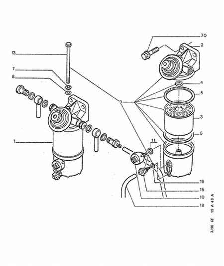 PSA 1904 13 - Filtro combustible vegaparts.es