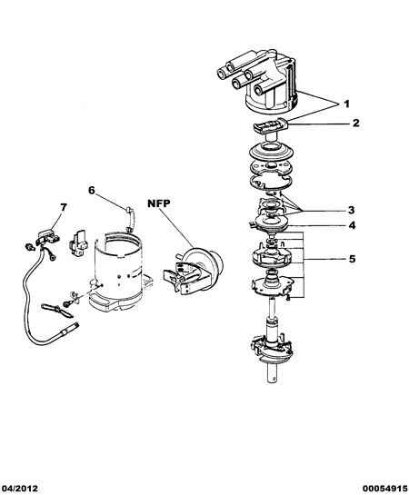 PSA 5937 40 - Rotor del distribuidor de encendido vegaparts.es