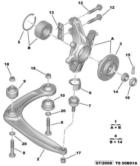 PSA 3523 92 - Suspensión, Brazo oscilante vegaparts.es