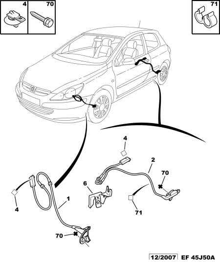 PSA 4545.C1 - Sensor, revoluciones de la rueda vegaparts.es