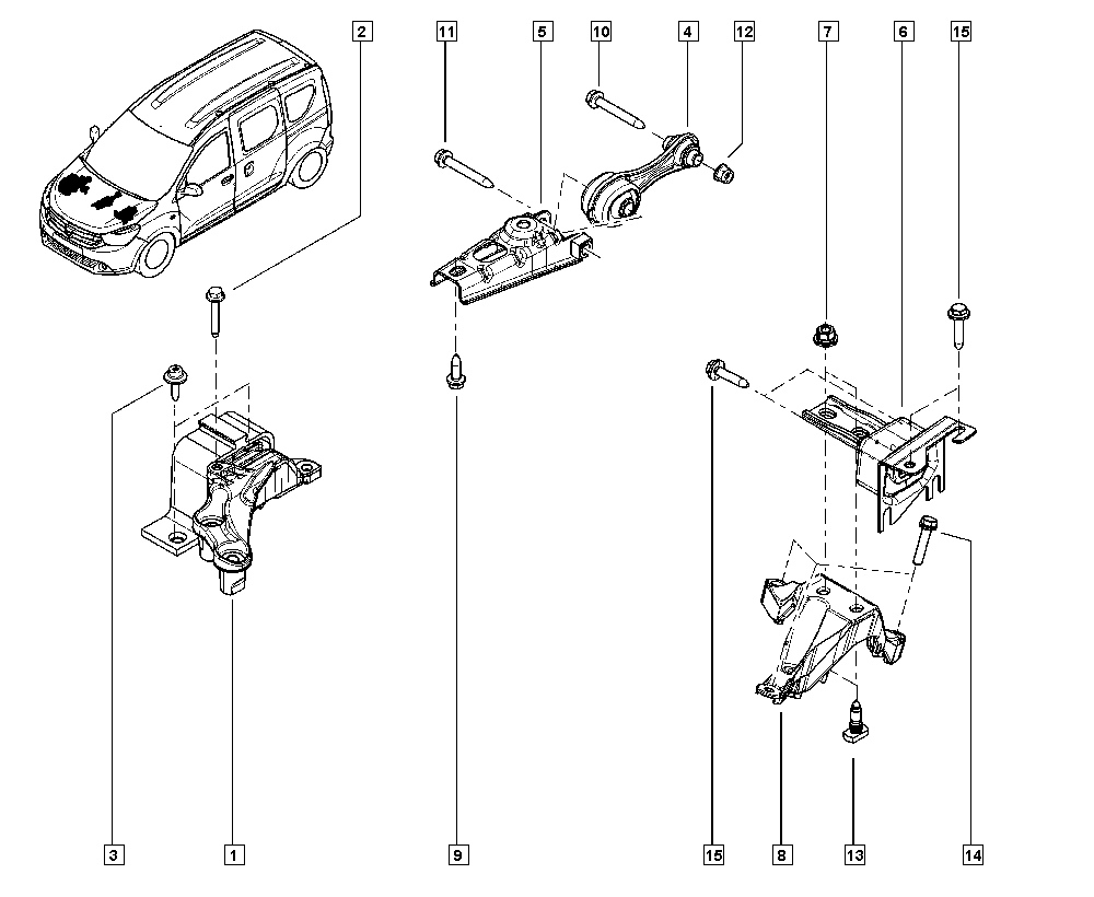 RENAULT 11 23 810 35R - Soporte, motor vegaparts.es