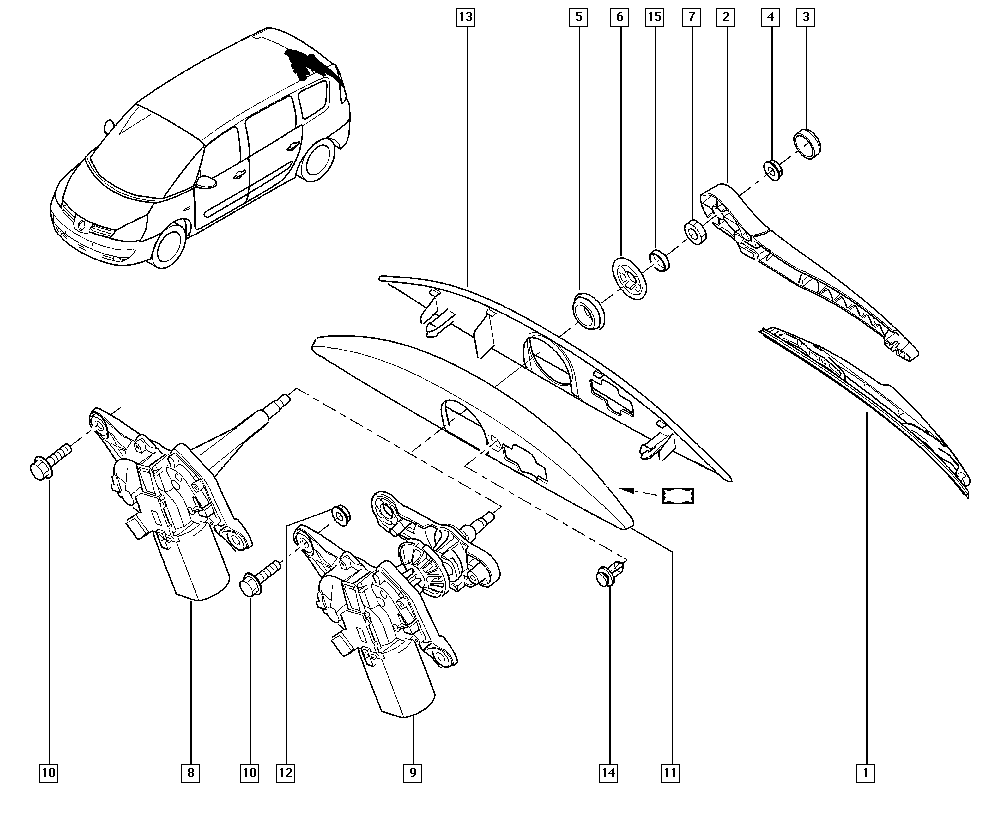 RENAULT 77 01 047 871 - Limpiaparabrisas vegaparts.es