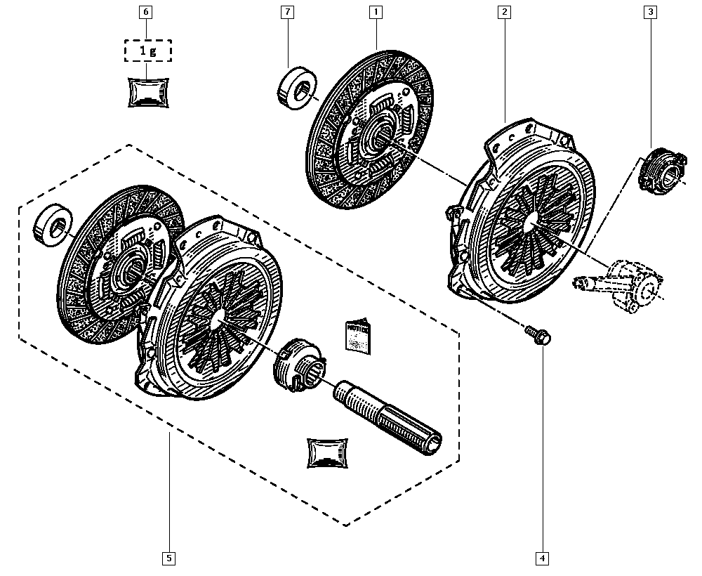 RENAULT 77 01 476 557 - Kit de embrague vegaparts.es