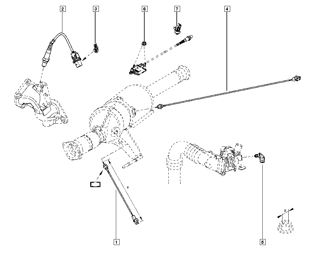 RENAULT 165802799R - Sensor, temperatura del aire de admisión vegaparts.es