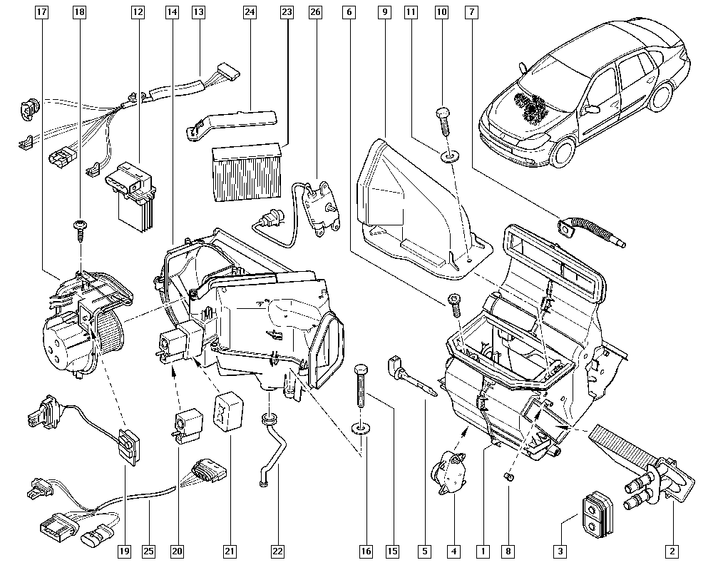 RENAULT 77 01 206 357 - Válvula de expansión, aire acondicionado vegaparts.es